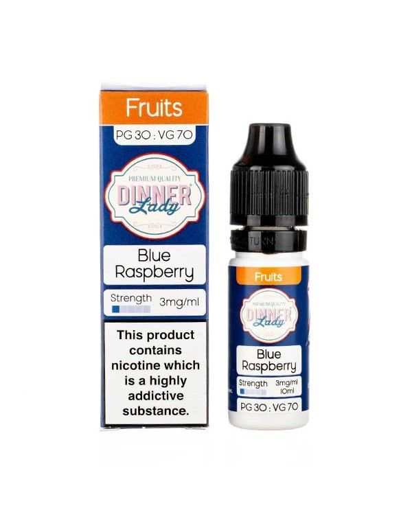 Blue Raspberry 70/30 E-Liquid by Dinner Lady