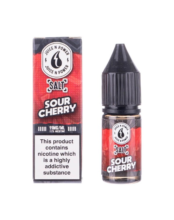 Sour Cherry Nic Salt E-Liquid by Juice N Power