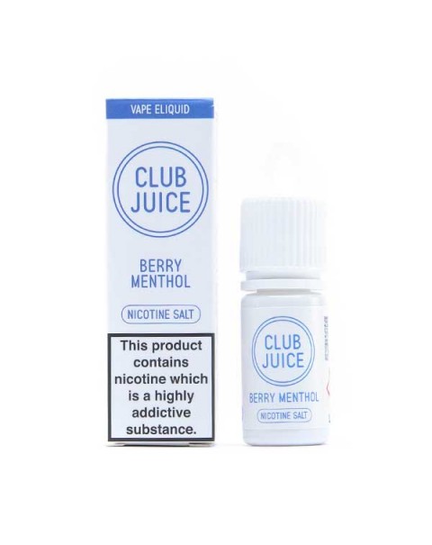 Berry Menthol Nic Salt E-Liquid by Club Juice