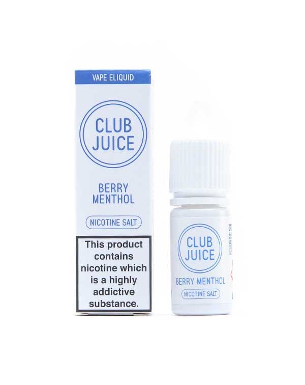 Berry Menthol Nic Salt E-Liquid by Club Juice