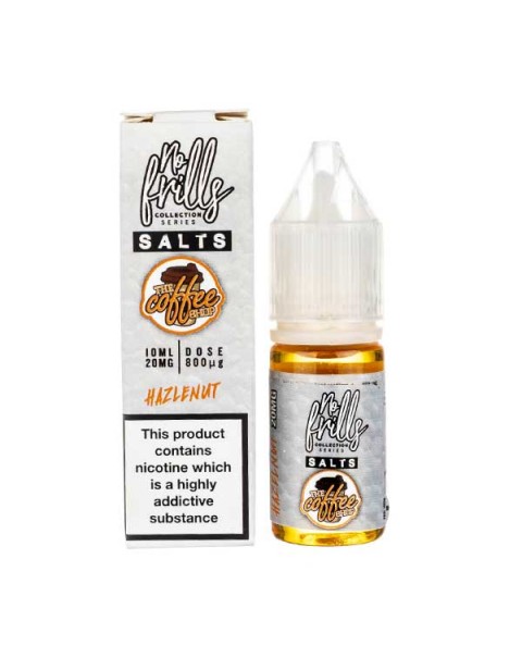 Hazelnut Nic Salt E-Liquid by No Frills The Coffee Shop