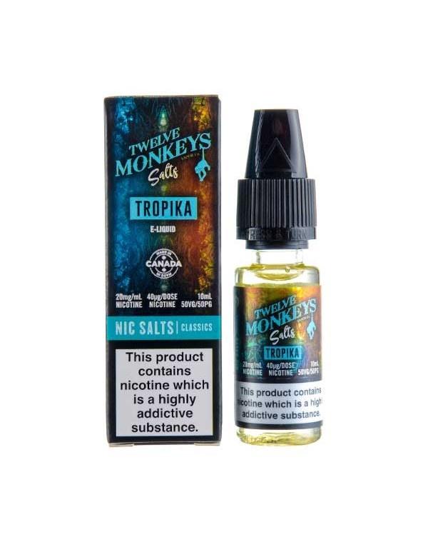 Tropika Nic Salt E-Liquid by Twelve Monkeys
