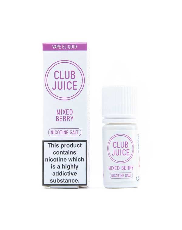 Mixed Berries Nic Salt E-Liquid by Club Juice