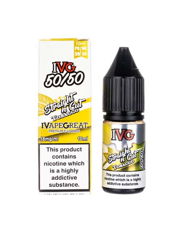 Straight N Cut Tobacco E-Liquid by IVG