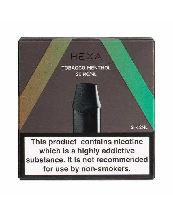 Tobacco Menthol E-Liquid Pods for Hexa Pod Kit