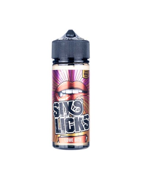 Love Bite 100ml Shortfill E-Liquid by Six Licks