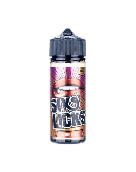 Love Bite 100ml Shortfill E-Liquid by Six Licks