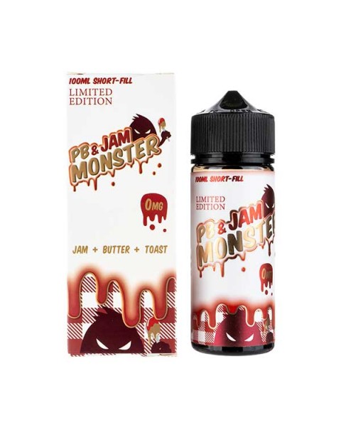 Strawberry Shortfill E-Liquid by PB & Jam Monster