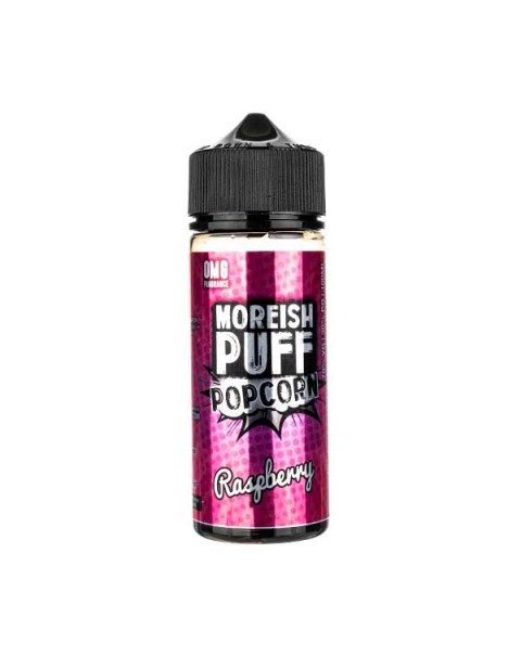 Raspberry Popcorn Shortfill E-Liquid by Moreish Puff