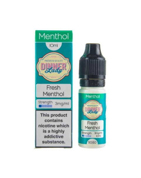 Fresh Menthol 50/50 E-Liquid by Dinner Lady