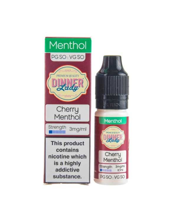 Cherry Menthol 50/50 E-Liquid by Dinner Lady