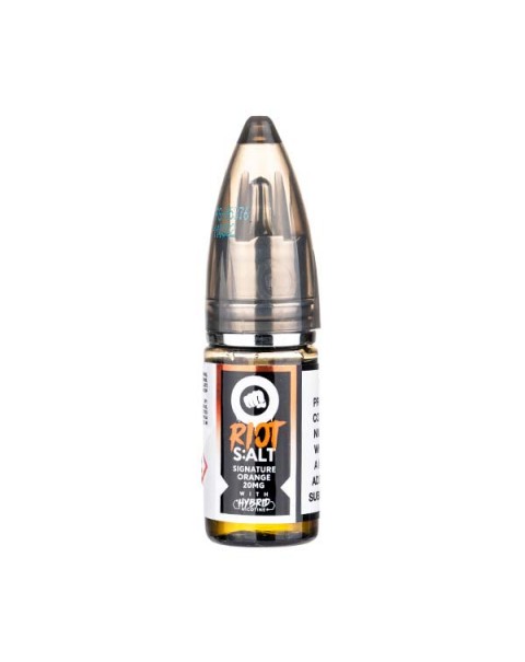 Signature Orange Nic Salt E-Liquid by Riot Squad