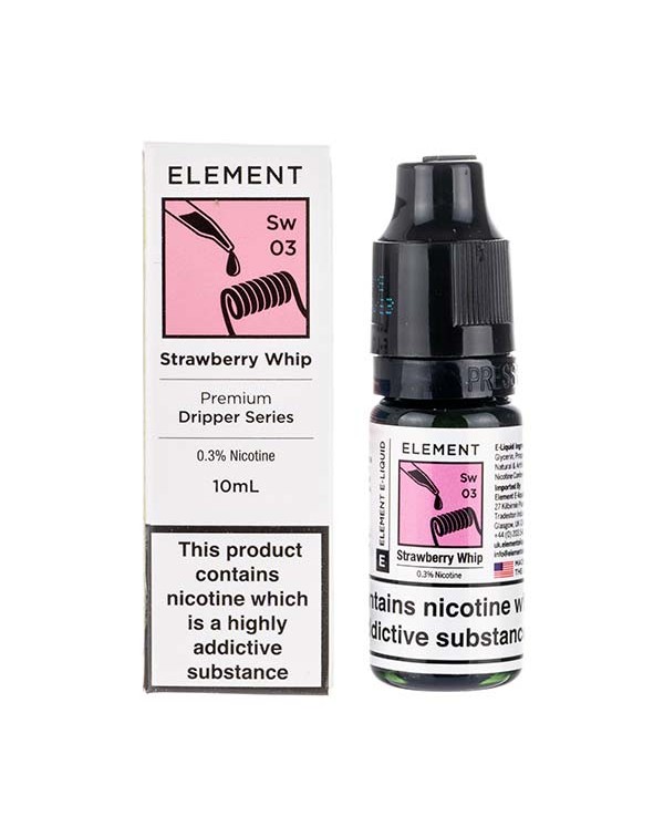 Strawberry Whip 80/20 E-Liquid by Element