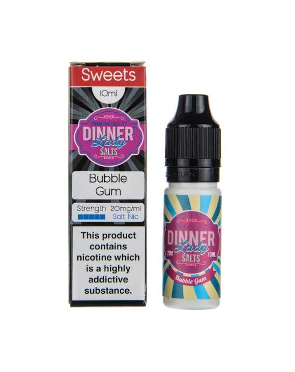 Bubble Gum Nic Salt E-Liquid by Dinner Lady