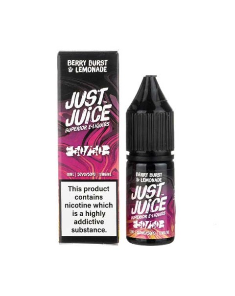 Berry Burst & Lemonade 50/50 E-Liquid by Just Juice