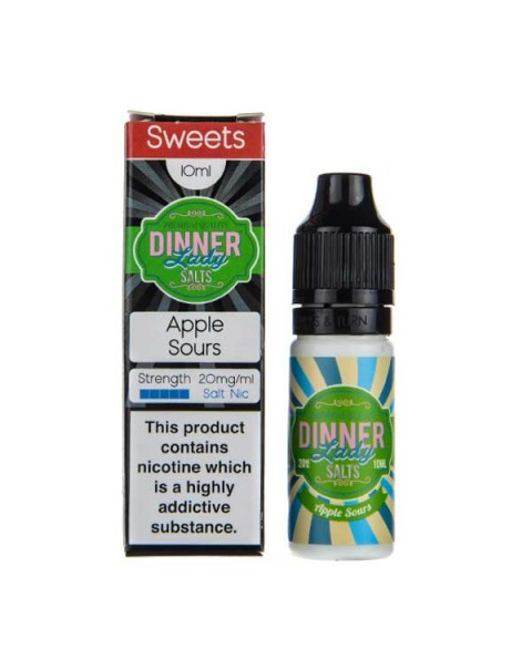 Apple Sours Nic Salt E-Liquid by Dinner Lady