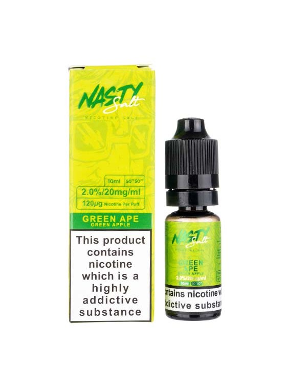 Green Ape Nic Salt E-Liquid by Nasty Juice