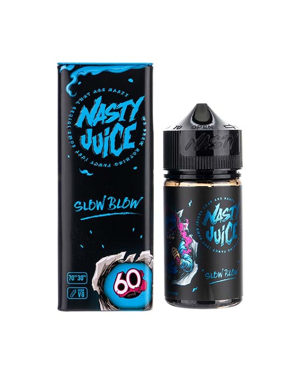 Slow Blow Shortfill E-Liquid by Nasty Juice