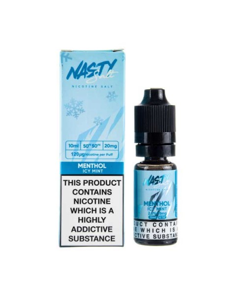 Menthol Nic Salt E-Liquid by Nasty Juice