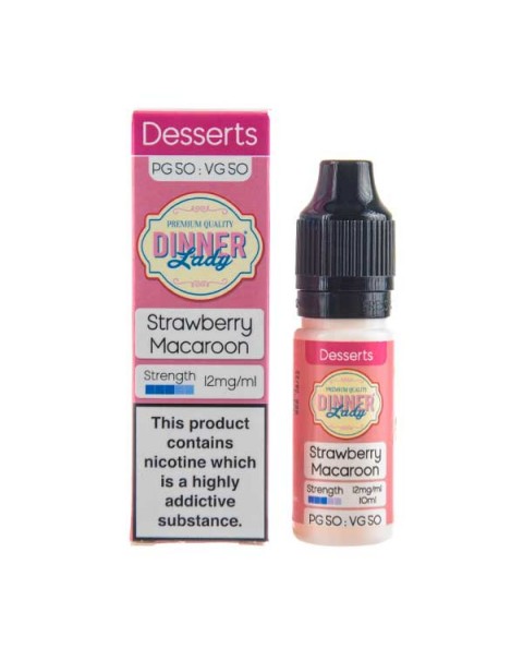 Strawberry Macaroon 50/50 E-Liquid by Dinner Lady