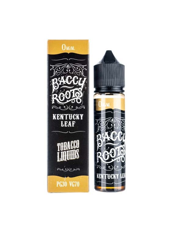 Kentucky Leaf Shortfill E-Liquid by Baccy Roots