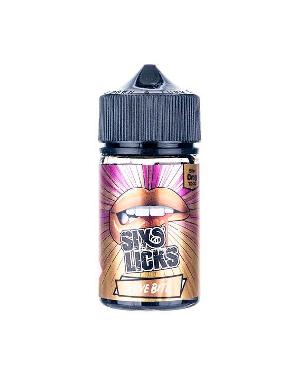 Love Bite 50ml Shortfill E-Liquid by Six Licks