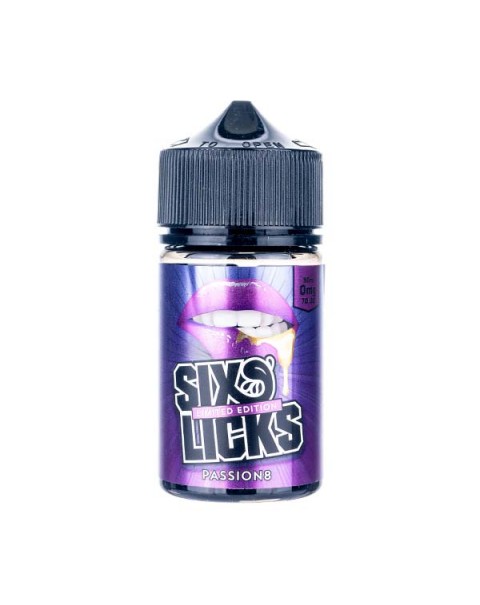 Passion8 50ml Shortfill E-Liquid by Six Licks