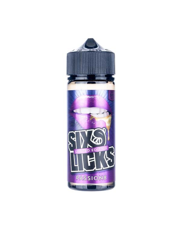 Passion8 100ml Shortfill E-Liquid by Six Licks