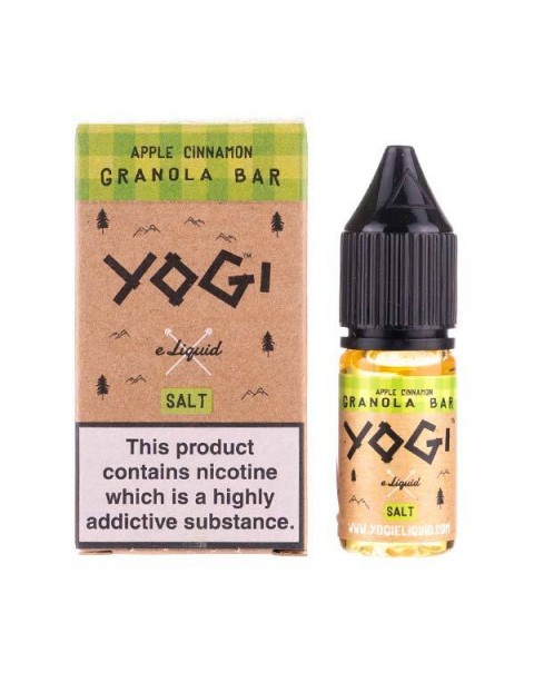 Apple Cinnamon Granola Bar Nic Salt E-Liquid by Yogi Salts