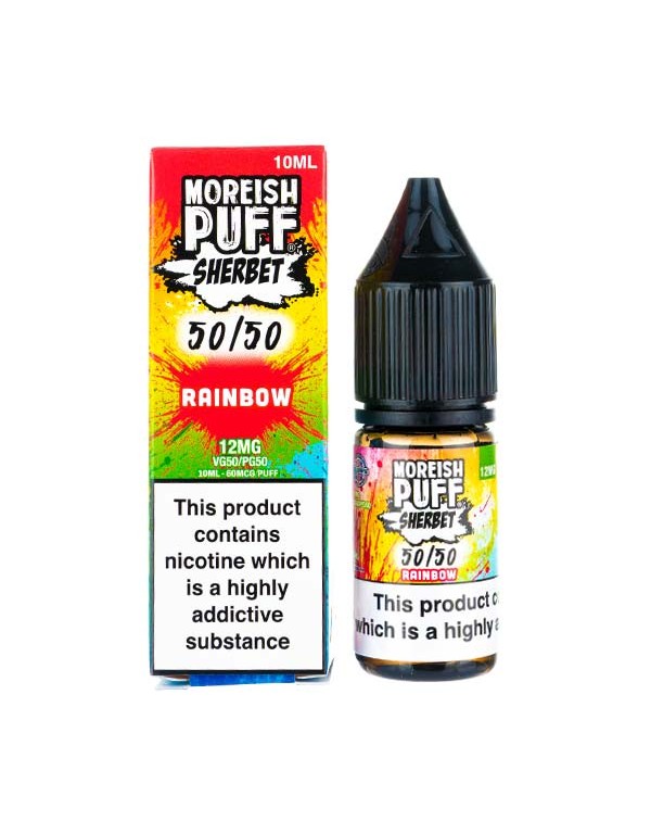 Rainbow Sherbet 50/50 E-Liquid by Moreish Puff