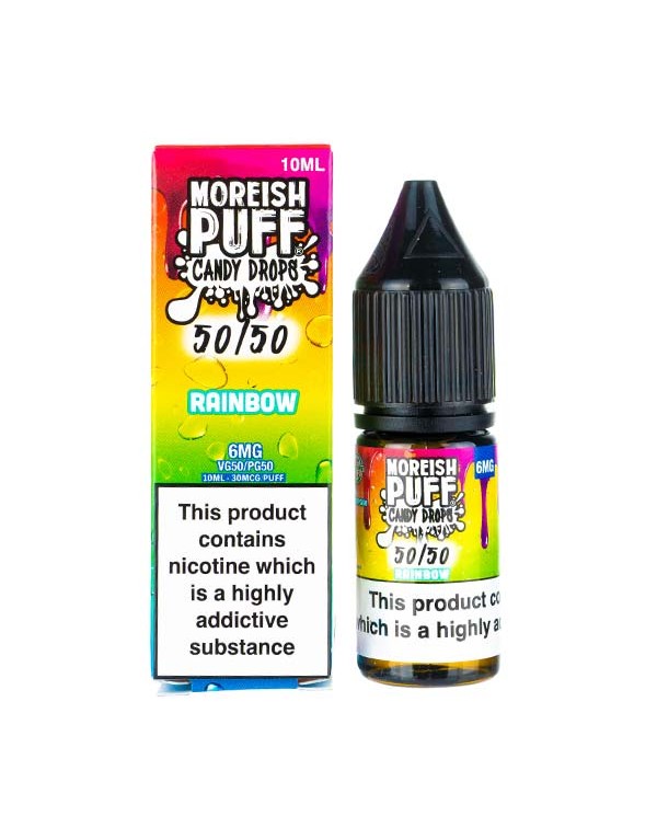 Rainbow Candy Drops 50/50 E-Liquid by Moreish Puff