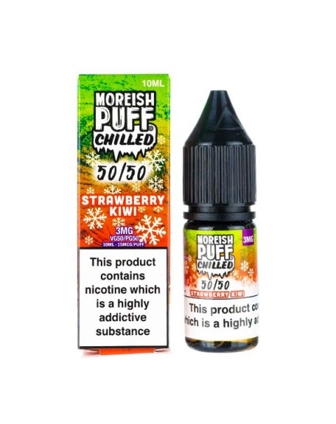 Strawberry Kiwi Chilled 50/50 E-Liquid by Moreish Puff