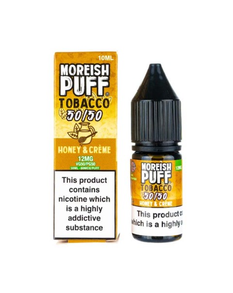 Honey & Creme Tobacco 50/50 E-Liquid by Moreish Puff