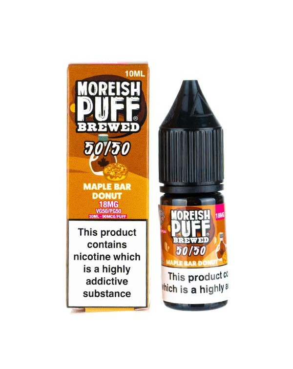 Maple Bar Donut Brewed 50/50 E-Liquid by Moreish P...