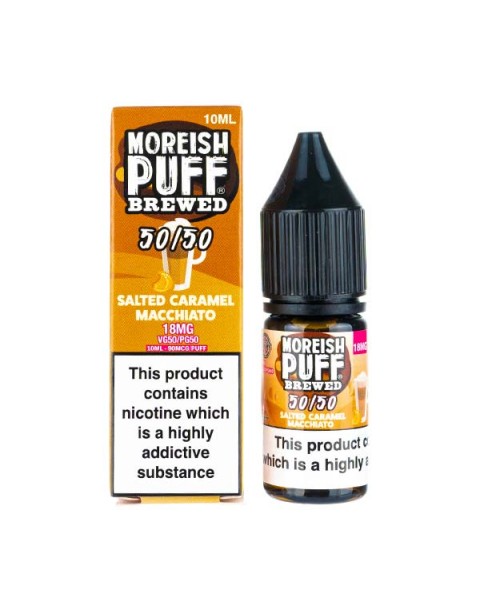 Salted Caramel Macchiato Brewed 50/50 E-Liquid by Moreish Puff