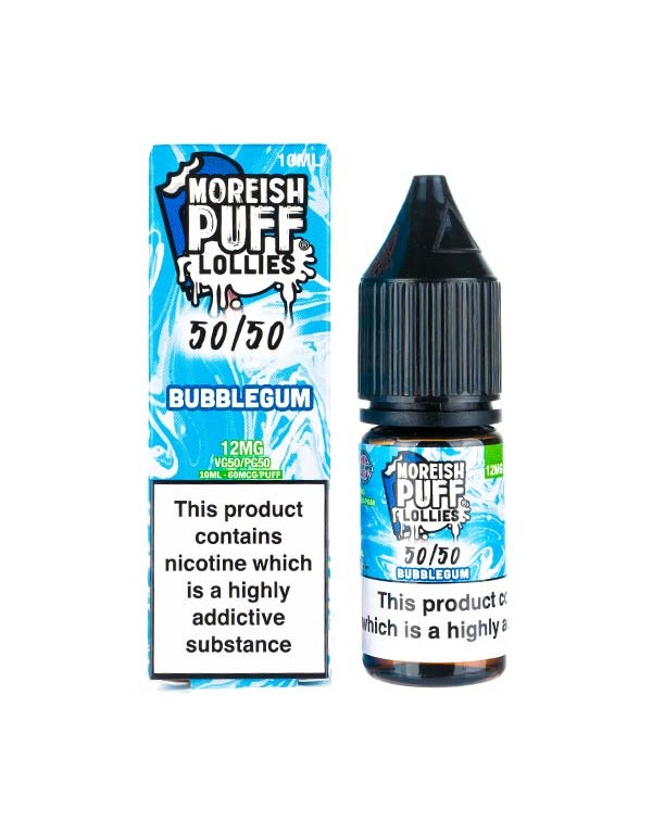 Bubblegum Lollies 50/50 E-Liquid by Moreish Puff
