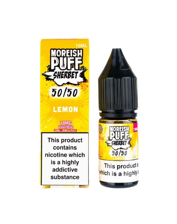 Lemon Sherbet 50/50 E-Liquid by Moreish Puff