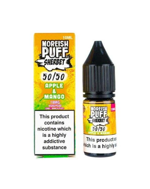 Apple & Mango Sherbet 50/50 E-Liquid by Moreish Puff