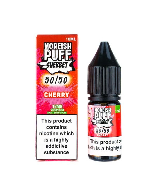 Cherry Sherbet 50/50 E-Liquid by Moreish Puff