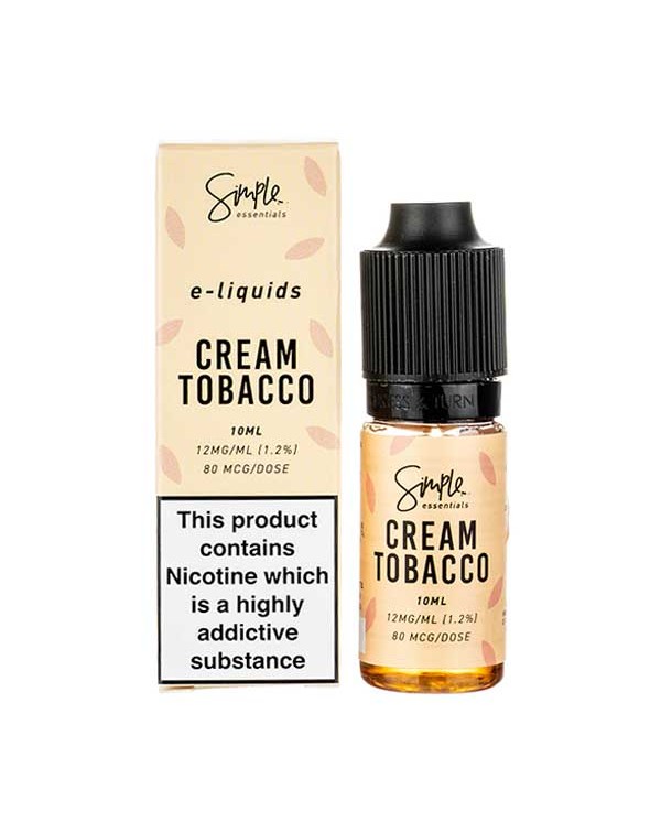 Cream Tobacco E-Liquid by Simple Essentials