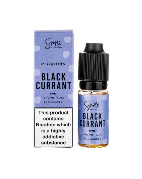 Blackcurrant E-Liquid by Simple Essentials