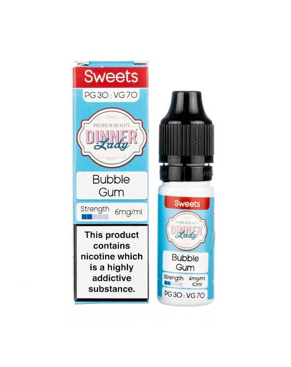 Bubble Gum 70/30 E-Liquid by Dinner Lady