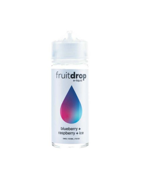 Blueberry, Raspberry & Ice 100ml Shortfill E-Liquid by Fruit Drop