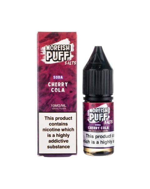 Cherry Cola Soda Nic Salt E-Liquid by Moreish Puff