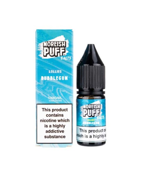 Bubblegum Lollie Nic Salt E-Liquid by Moreish Puff