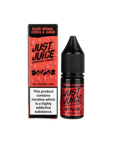 Blood Orange, Citrus & Guava 50/50 E-Liquid by Just Juice