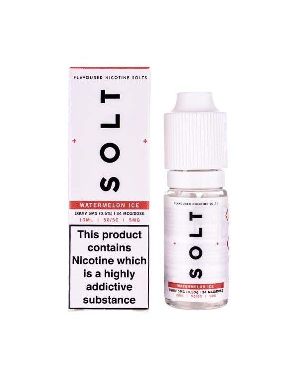 Watermelon Ice Nic Salt E-Liquid by SOLT