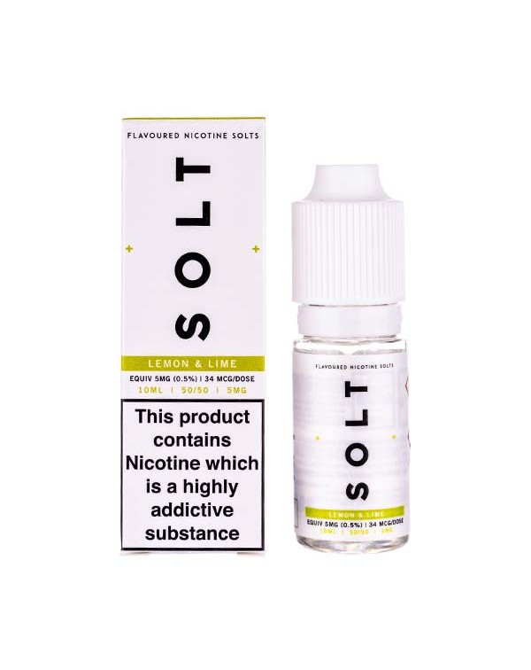 Lemon & Lime Nic Salt E-Liquid by SOLT