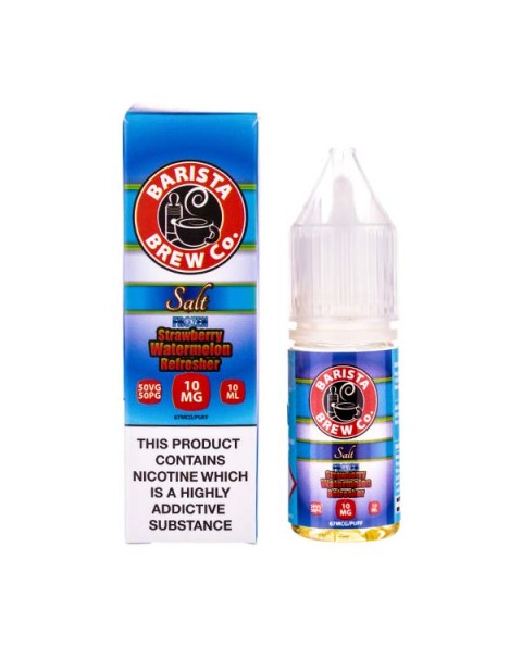 Frozen Strawberry Watermelon Refresher Nic Salt E-Liquid by Barista Brew