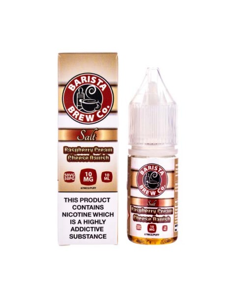 Raspberry Cream Cheese Danish Nic Salt E-Liquid by Barista Brew